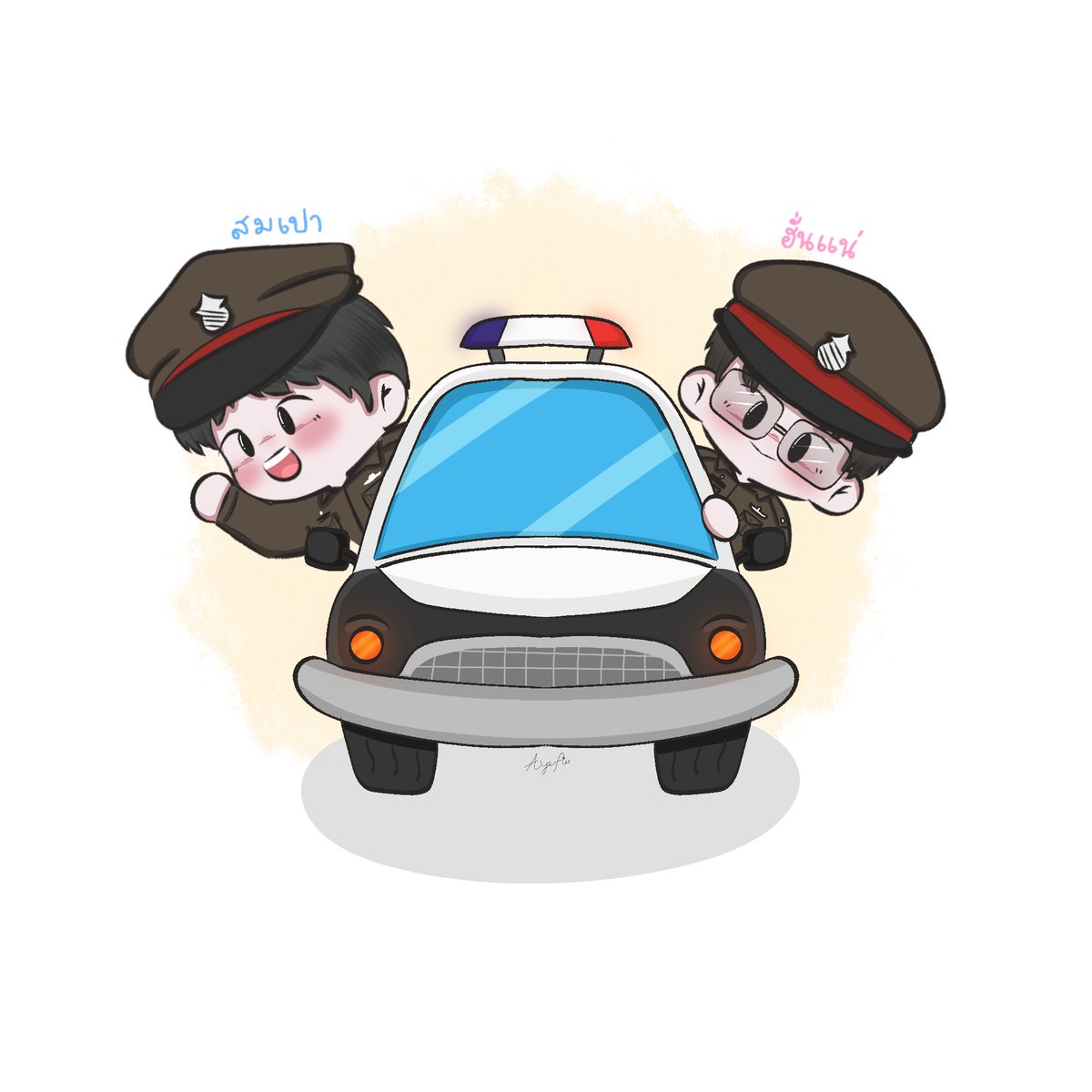 ayefiasknn's tweet photo. สมเปา ฮั่นแน่ พร้อมรับใช้ครับ ! 👮🏻‍♂️🚔

#ArrestandAction 
#artworkskynani #skywongravee #hirunkit_ https://t.co/l0pIPviTpE