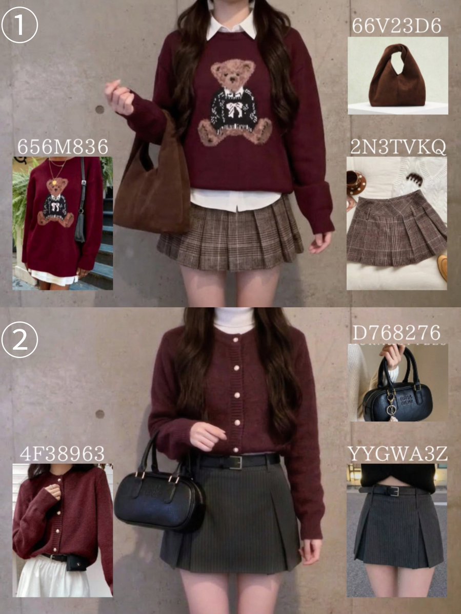 do8ob2's tweet photo. SHEIN おすすめ秋服コーデ❕🍁🍂

ワインレッドが秋らしくてかわいい🍷🤎
落ち着いた色味で大人っぽく➰🎶

#SHEIN #ad コードはコメント💬引用RP✒️ https://t.co/2vglR4i7uh