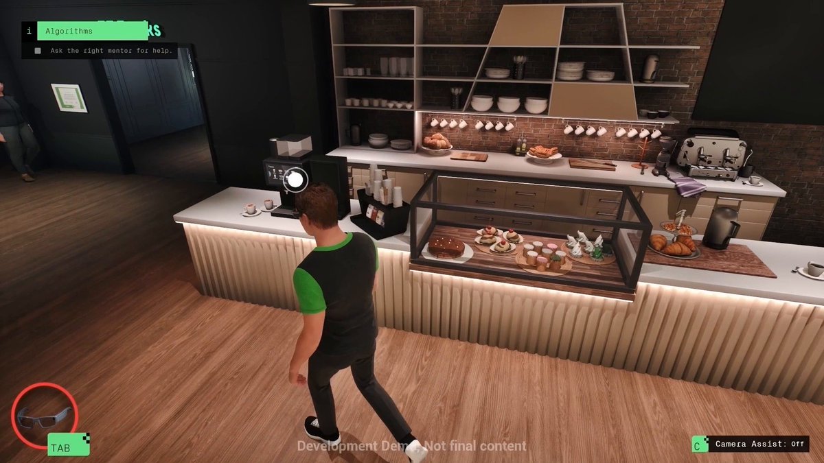 kamildunowski's tweet photo. A quiet corner of District: the café where the "Algorithms" quest starts. Your task here is to find the right AI mentor and ask for help.

Built in Unreal Engine 5. #screenshotsaturday #UE5 https://t.co/hoejLNlzY4