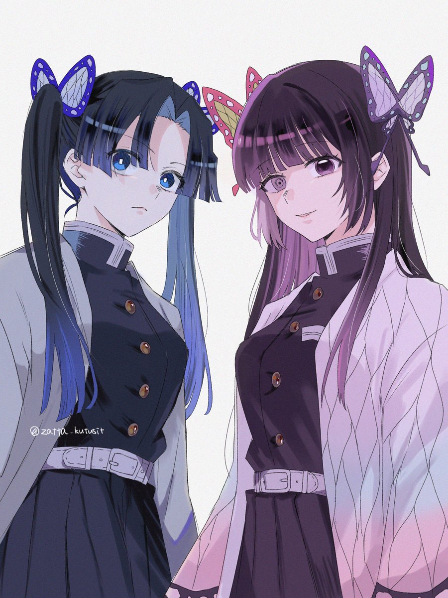 zatta_kutusit's tweet photo. 💙イちゃん🌸ヲちゃん柱if https://t.co/wSmaZJtRF3