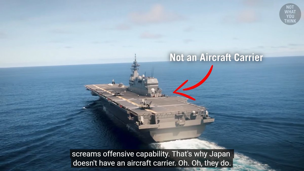 alt_dirty's tweet photo. おすすめに流れてきたカナダニキ（多分）による軍事解説チャンネル、日本の海上自衛隊に関する動画が初手からこれで旭日生える
https://t.co/7U3uSL8Mtl https://t.co/0Bh8AmAgIk