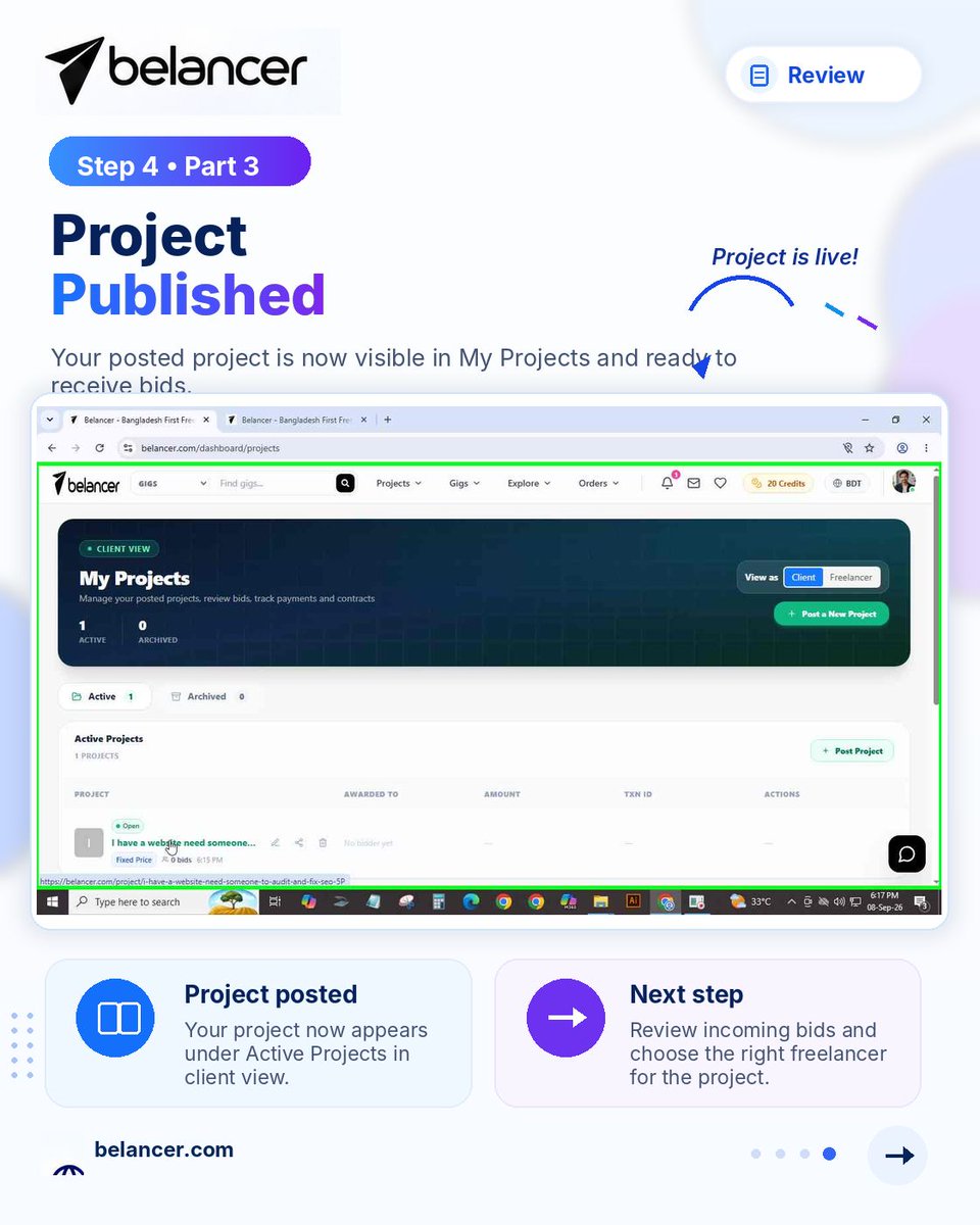 belancers's tweet photo. #Belancer #PostAProject #HireFreelancers #FreelanceMarketplace #FreelancersBangladesh #HireTalent #OutsourceWork #RemoteTalent #ProjectHiring #FindFreelancers https://t.co/KfkH7Zn16u