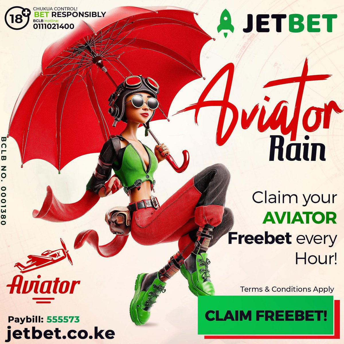 DaveKengabi's tweet photo. Bet Builder creates custom bets on matches. Aviator Rain gives hourly Freebets.
Wild Hot 40 Free Spins can win up to Ksh 500,000.
Dandia JetFuel gives 10,000 KES hourly.
JetBet WinPesa. #JetBetMagic. https://t.co/rhRaWbCJQD