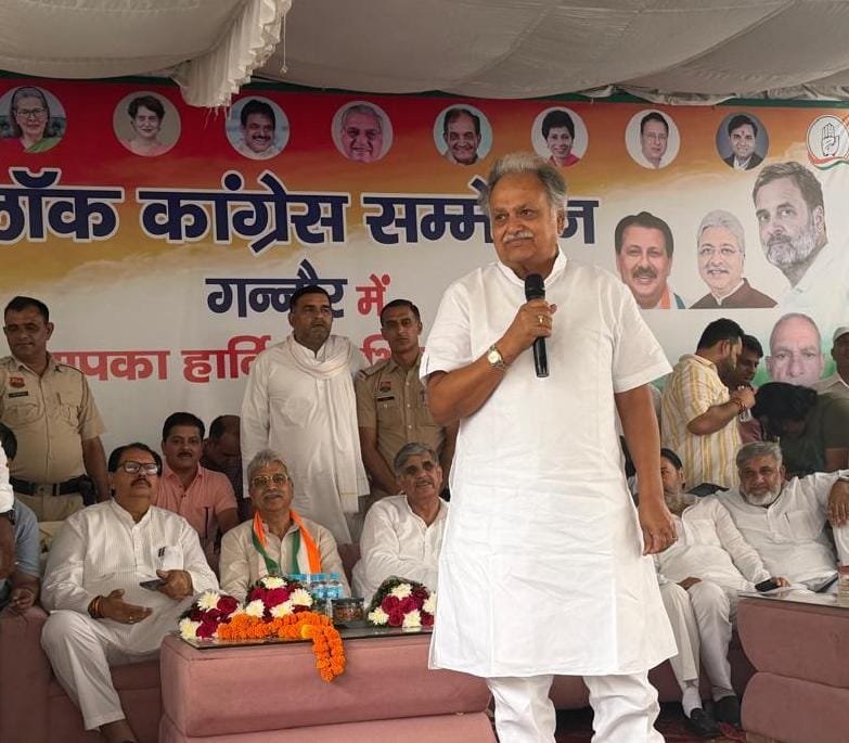 SanjaySDutt's tweet photo. Haryana will not allow its vote to be stolen, its mandate to be questioned, or its democracy to be weakened.

Today, while addressing the Ganaur Block Congress Sammelan in Sonipat district, I made it clear that the fight to protect the sanctity of every vote in Haryana will be taken to every village, every block and every booth.

After the 2024 Haryana Assembly elections, our leader Shri Rahul Gandhi Ji placed serious facts concerning “Vote Chori” and irregularities in Haryana’s electoral rolls before the nation. The latest investigation by The Indian Express has now reported that Election Commissioners Shri Sukhbir Singh Sandhu and Shri Vivek Joshi formally raised objections at least 14 times over 10 months regarding decisions relating to electoral rolls, addition and deletion of voters, and access to election data.

These developments raise questions that cannot simply be brushed aside.

Our demands are clear :

• CEC Gyanesh Kumar must resign or be removed from office.

• An independent, impartial and time-bound investigation must be conducted into all allegations concerning the electoral process and electoral rolls.

• The complete electoral data and decision-making record relating to Haryana’s 2024 Assembly elections must be made transparent and subject to independent scrutiny.

• Every allegation concerning wrongful inclusion, deletion, duplication or manipulation of voters in Haryana must be investigated, and those responsible must be held accountable.

• The people of Haryana must be given a clear and credible answer on whether their 2024 democratic mandate was faithfully reflected in the final election results.

And our demand in Haryana is equally clear :

Chief Minister Nayab Singh Saini must resign. The Congress has raised serious questions about the legitimacy of the 2024 Haryana mandate. If the mandate on which this government rests is under such a serious cloud, the Chief Minister cannot claim moral authority to continue governing Haryana.

The people of Haryana have a right to know the truth. We demand accountability for every vote, transparency in every electoral process, and justice for every voter whose democratic right may have been compromised.

@INCHaryana President Shri @raonarenderinc called upon Congress workers to take this democratic struggle to every village, every block and every booth, and to build a strong, united and disciplined organisation capable of standing firmly with the people of Haryana.

Former Speaker of the Haryana Legislative Assembly and senior Congress leader Shri Kuldeep Sharma emphasised the importance of protecting democratic institutions, strengthening the organisation at the grassroots, and taking the Congress message and the people’s issues to every section of Haryana.

I also made it clear that Block Congress Sammelans are not merely organisational meetings. They are the foundation of our grassroots outreach and organisational mobilisation — strengthening booth and block committees, expanding public outreach, taking the vision and message of our leadership to every household, raising local issues, exposing the failures of the BJP governments, and preparing our organisation for a sustained democratic mass movement.

My heartfelt thanks to Block Congress Presidents Shri Jagdish Rathi and Shri Ashok Tyagi, along with all the Congress leaders and workers who participated in the Sammelan with determination and resolve.

Haryana Congress will fight at every block, every booth and at the doorstep of every household — to protect every vote, defend the democratic rights of every citizen, safeguard Haryana’s mandate, and ensure that the voice of the people is never silenced.

@INCIndia
@kharge @RahulGandhi @priyankagandhi
@kcvenugopalmp