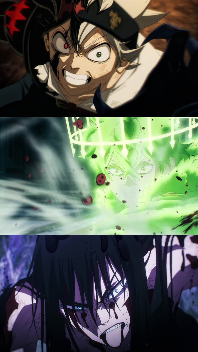 BCloverActuFR's tweet photo. 🚨‼️ Pour rappel, voici la dernière déclaration du réalisateur de la saison 2 de Black Clover :

"Pour cette deuxième saison, nous nous appuyons principalement sur l’œuvre originale. 

Nous avons essayé de ne pas ajouter de longues histoires originales et de suivre le manga autant que possible, notamment parce que Black Clover est une œuvre avec un rythme assez soutenu.

Nous faisons également attention à rendre l’œuvre plus agréable à regarder une fois adapté en anime, […] nous développons donc beaucoup plus les scènes d’action pour créer des combats encore plus excitants et spectaculaires."

Il y a donc AUCUNE raison de s’inquiéter sur un soi disant rush de l’adaptation, ça suivra le manga à la lettre tout en développant les scènes d’actions. 🙏