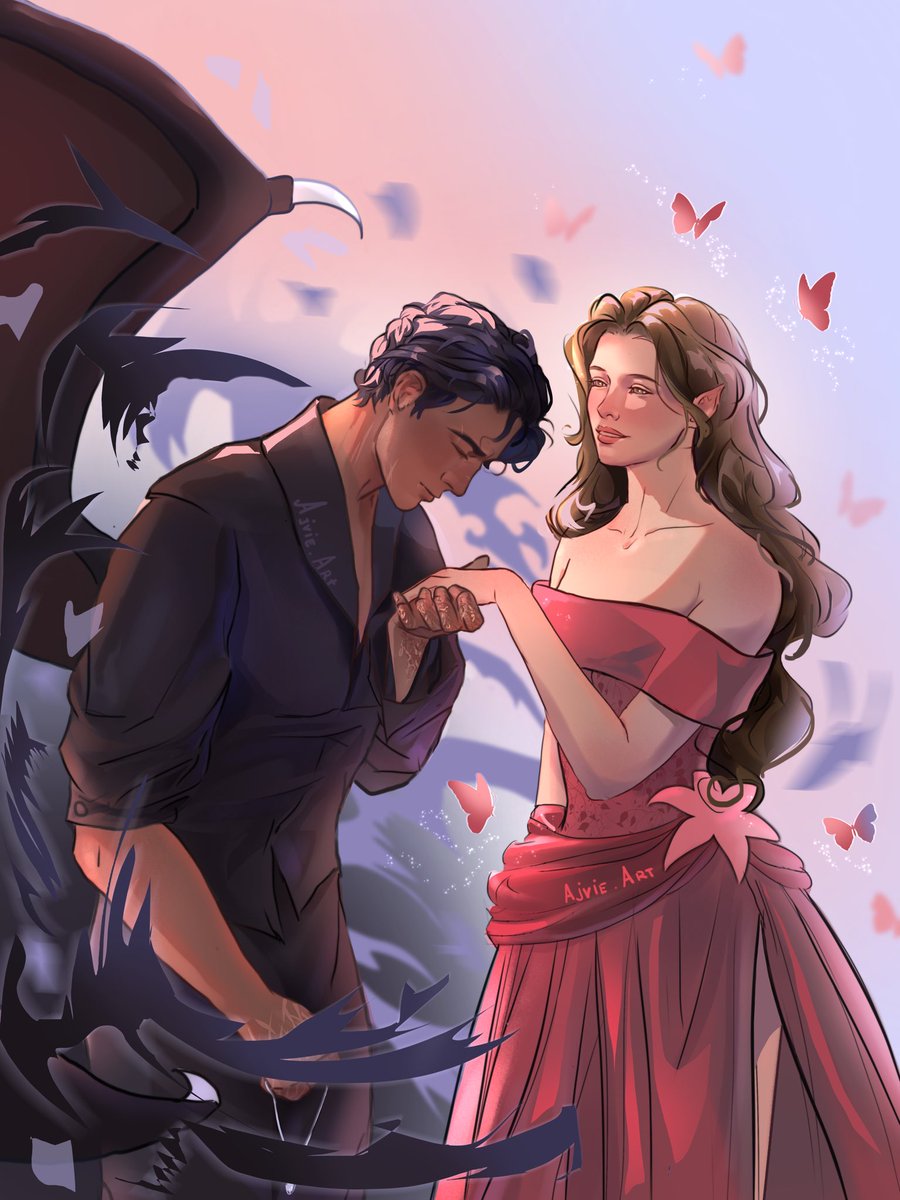 Ajvieart's tweet photo. My first post here on X, my art of Archeron Sisters and Batboys 

#acotarart #acotarfanart #feysand #nessian #elriel https://t.co/AsVhg5jNFr