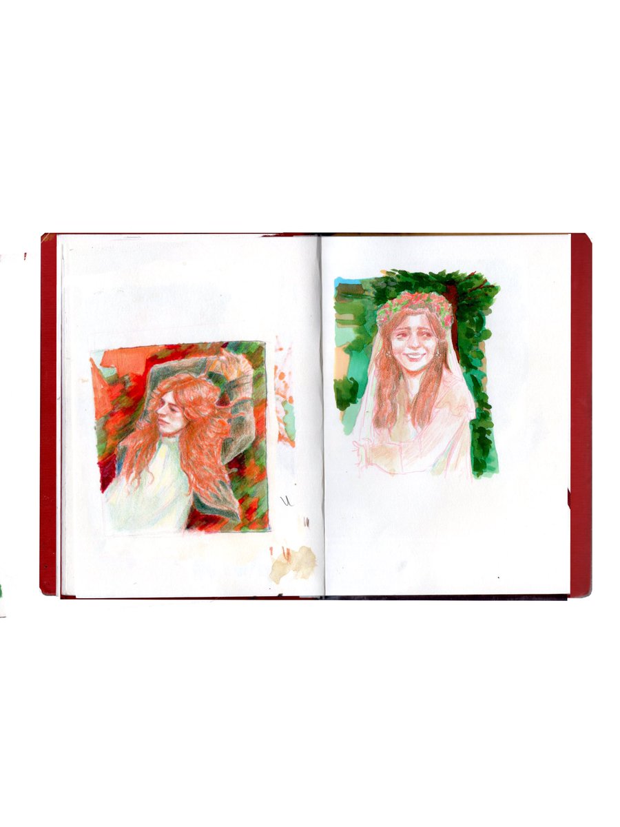manicnadine's tweet photo. Overdue 2020 sketchbook scans... i have to do the 2026 version soon #art https://t.co/7lNZP7jcCC
