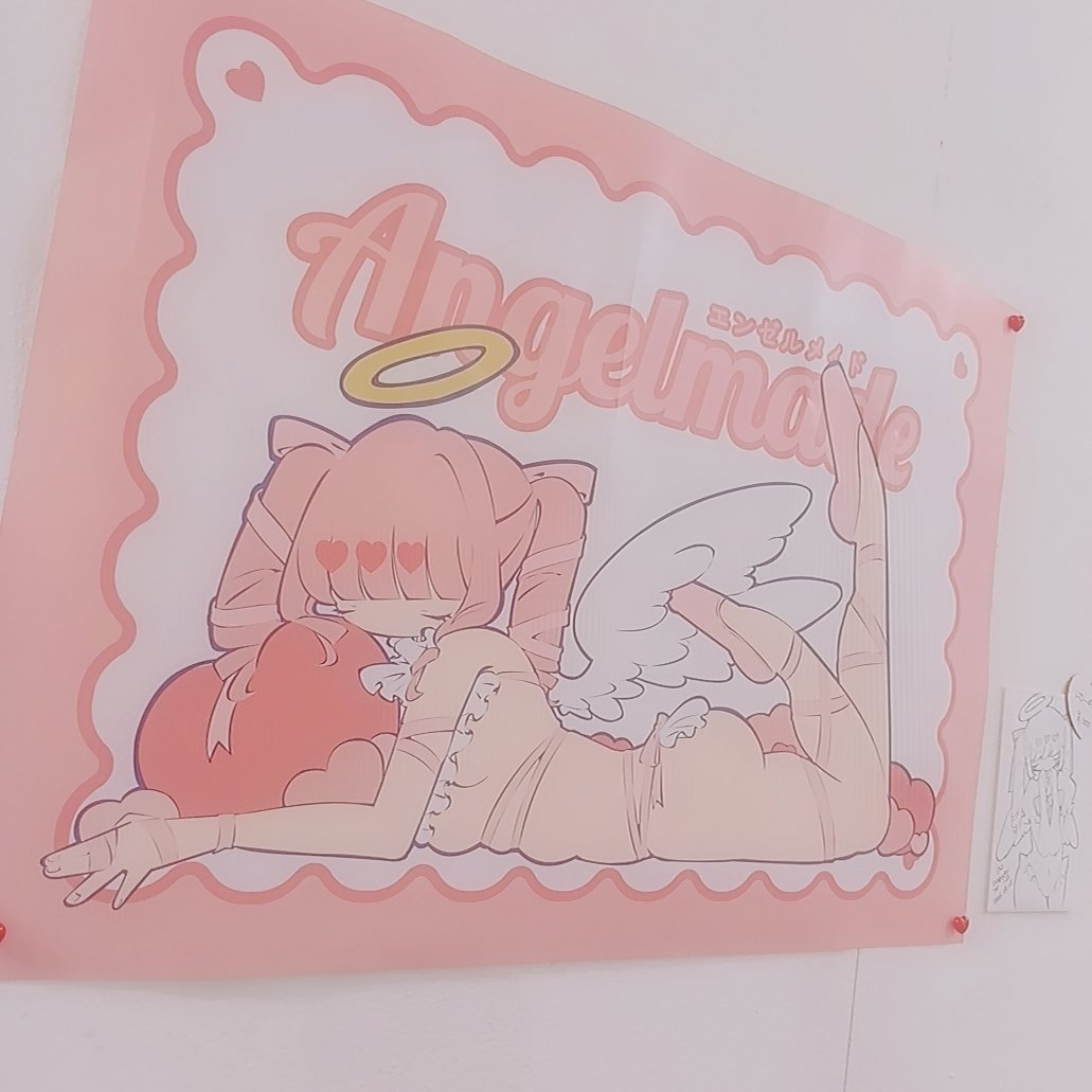 syrup29's tweet photo. #カワクリ文化祭 
ありがとうございました✨
実はギリギリに描いた新規絵を飾ってます！
これが見れるのは明日まで〜😌👏🩷 https://t.co/NqSVzspPpk