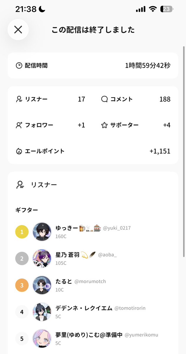 1apumaru's tweet photo. 昨夜はルーレット枠ありがとうございました✨

たくさんのギフト感謝です🥹💕
何が当たるかわからないハラハラ感、めちゃくちゃ楽しかったです！！

足ツボジャンプ11回、デスソース10なめ、筋トレ26回、語尾変1分を消費🔥
お月見アイコン2種＆リングも2名様にお届けしました🌕✨ https://t.co/nIQymTEA62