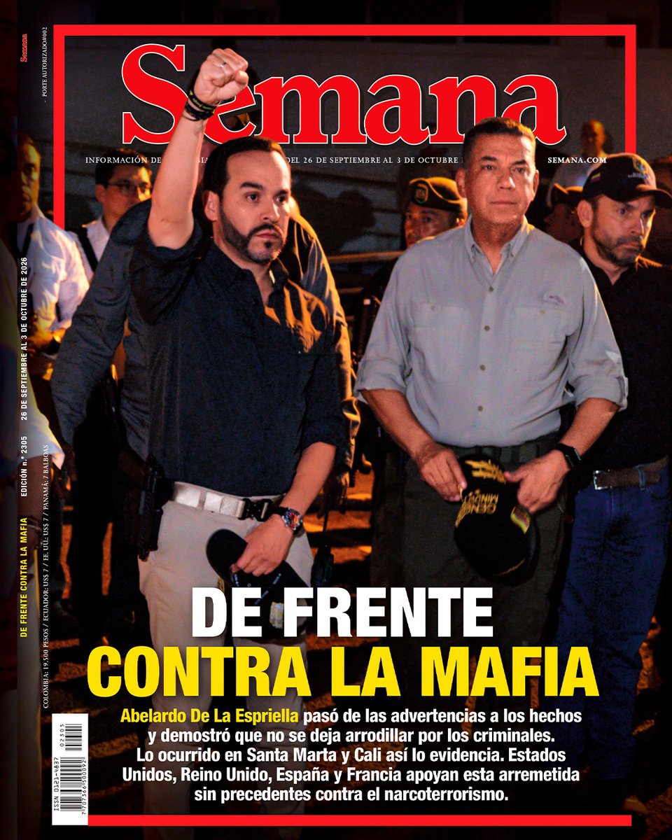RevistaSemana's tweet photo. #DeFrenteContraLaMafia | Abelardo De La Espriella pasó de las advertencias a los hechos y demostró que no se deja arrodillar por los criminales.

Vea el contenido completo en: https://t.co/yLwTBnH7Zv https://t.co/jsCjfT0Umq