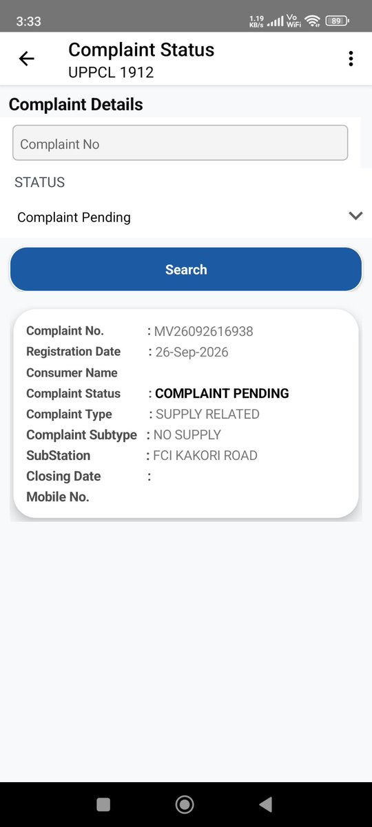Humanbeingg100's tweet photo. @MVVNLHQ ⚡FCI Power House, Kakori Lucknow
📍Maurya Market, Wader Khera Road
⌚No supply since morning 9:30am more than 6+hr no supply now🙏
Still resolved🥲
Plz restore supply🙏
@CMOfficeUP
@EMofficeUP
@UPPCLLKO
@ZoneAmausi
@MVVNLHQ
@myogiadityanath
@aksharmaBharat
@AKSharmaOffice https://t.co/Ehb0bYJpk9