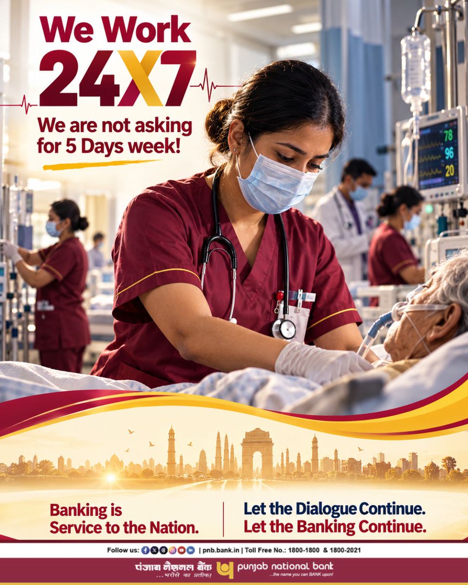 pnbindia's tweet photo. Together, let us reaffirm our commitment to accessible banking and dedicated customer service.

@DFS_India @FinMinIndia 

#PNB #BankingContinues #CustomerFirst #DigitalBanking #BankingConvenience https://t.co/b6cFgcIGL2
