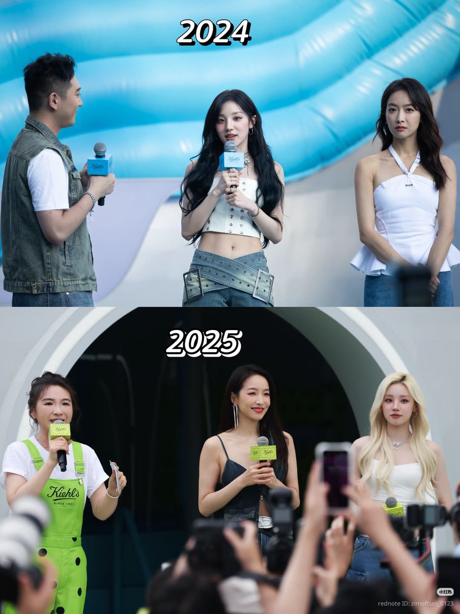 visiblelight3's tweet photo. 20260925
Victoria Song to Yuqi Song : 
I feel like she’s completely different from how I’ve seen her before. Today, she seemed much more feminine and mature. https://t.co/4eYuPXLHXE
