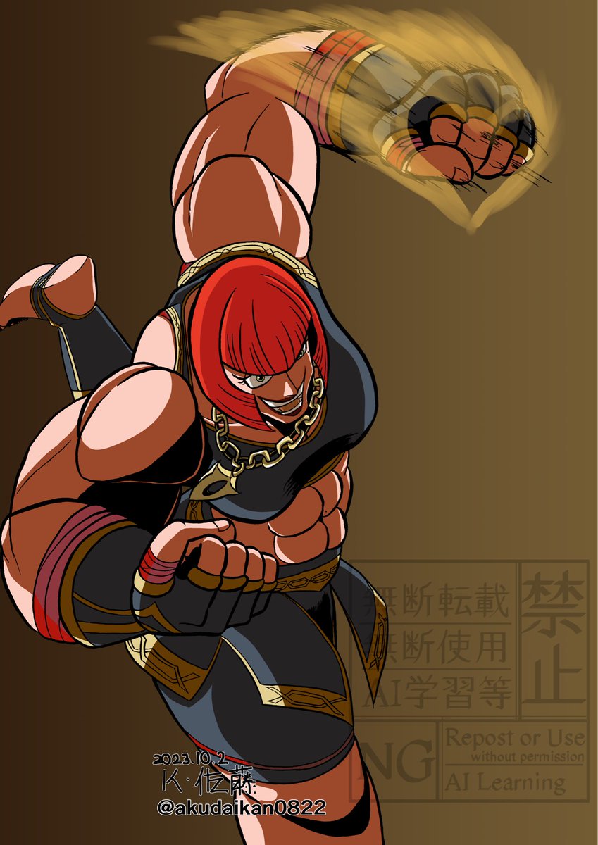 akudaikan0822's tweet photo. #マリーザ生誕祭 #スト6 #格ゲーキャラ描こうぜ 過去絵の詰め合わせですが、マリーザハピバ🎂
豪快な彼女が好きです！ https://t.co/Poniql8mqE