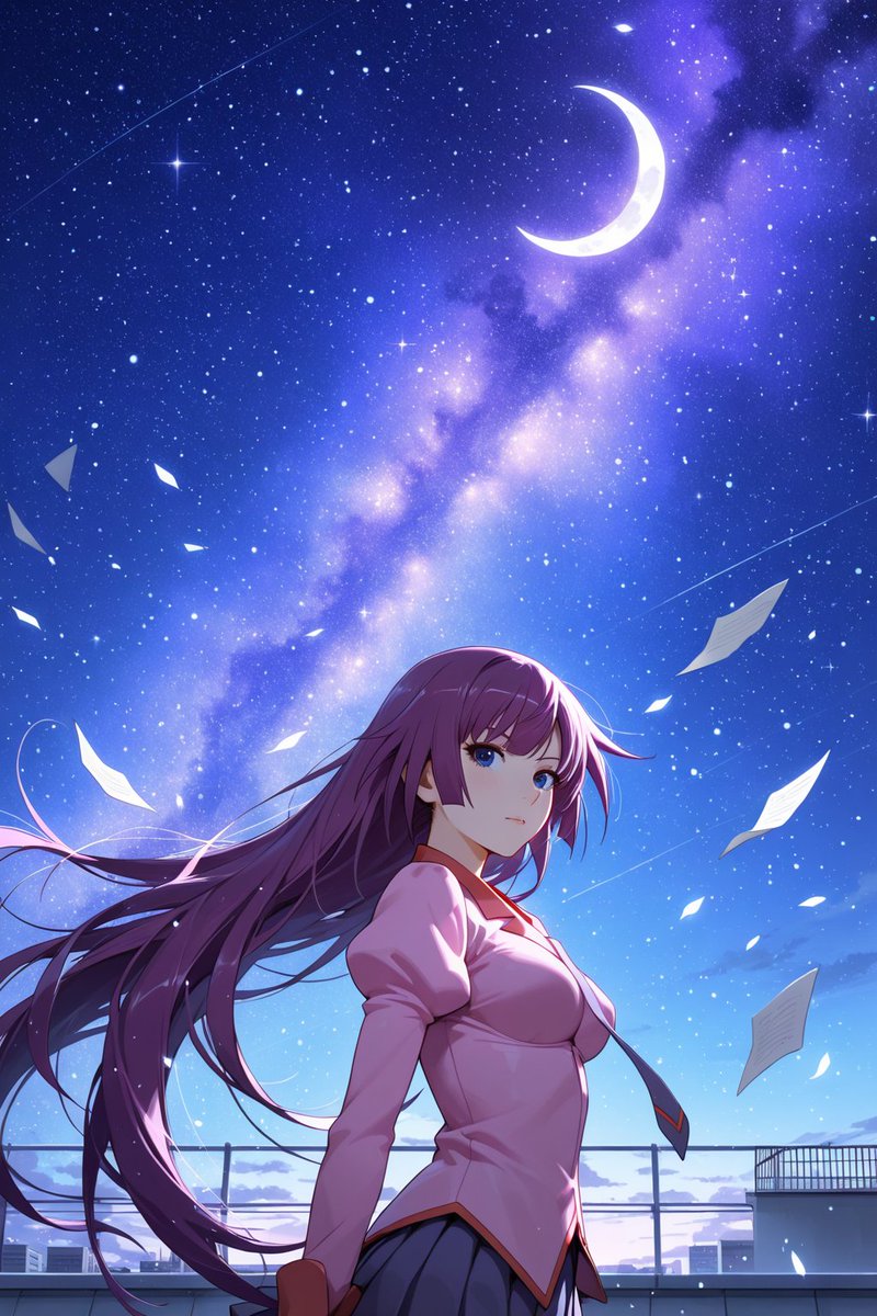 SV_260818's tweet photo. #化物語 / #Bakemonogatari
#物語シリーズ / #MonogatariSeries 
#戦場ヶ原ひたぎ / #HitagiSenjogahara   

SFW fan art. More illustrations on my profile. 

 #AIart #aiイラスト https://t.co/HENQsBEEqI
