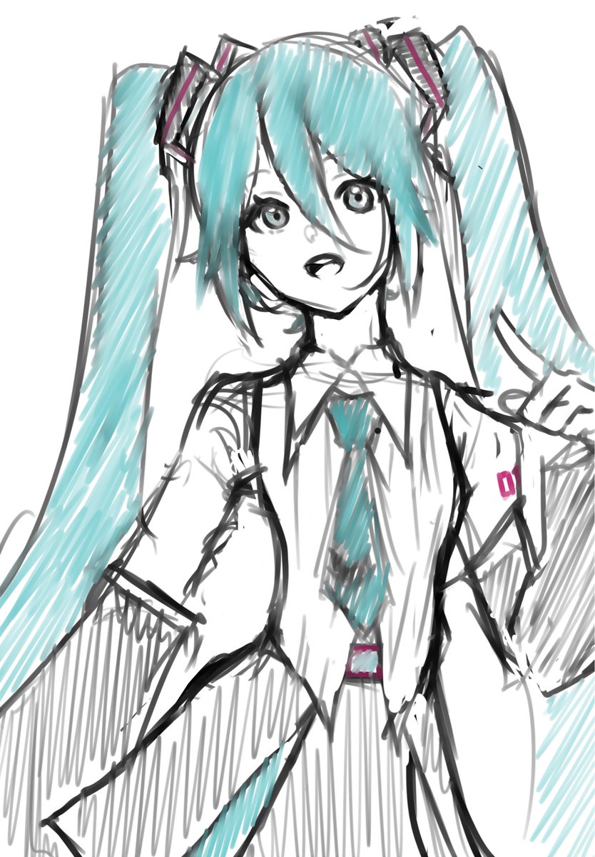 Arnm_il's tweet photo. フォロワーにミクちゃん好き
増えたから描いちゃった楽しい🩵Y https://t.co/I1kRcatDtS