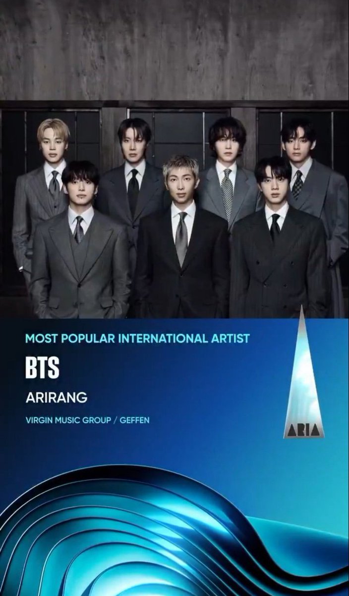 Plumeriadil77's tweet photo. I vote for #ARIASBTS at the 2026 ARIA Music Awards. 

Repost 🔁 to vote. https://t.co/KPdF8v2pFc