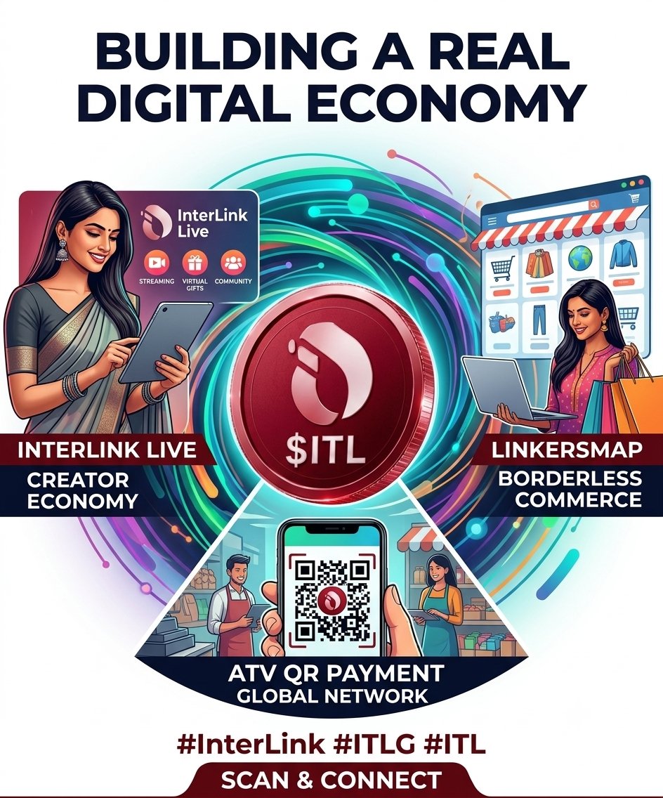 NtpVinaykumar's tweet photo. Connect, create, and pay seamlessly. InterLink powers the next generation through Live, ATV QR, and LinkersMap.
#Interlink #ITLG #ITL @reina_itl @kv_interlink @paseli51572 @MaheshMagnus1 https://t.co/qpB4KChLJW