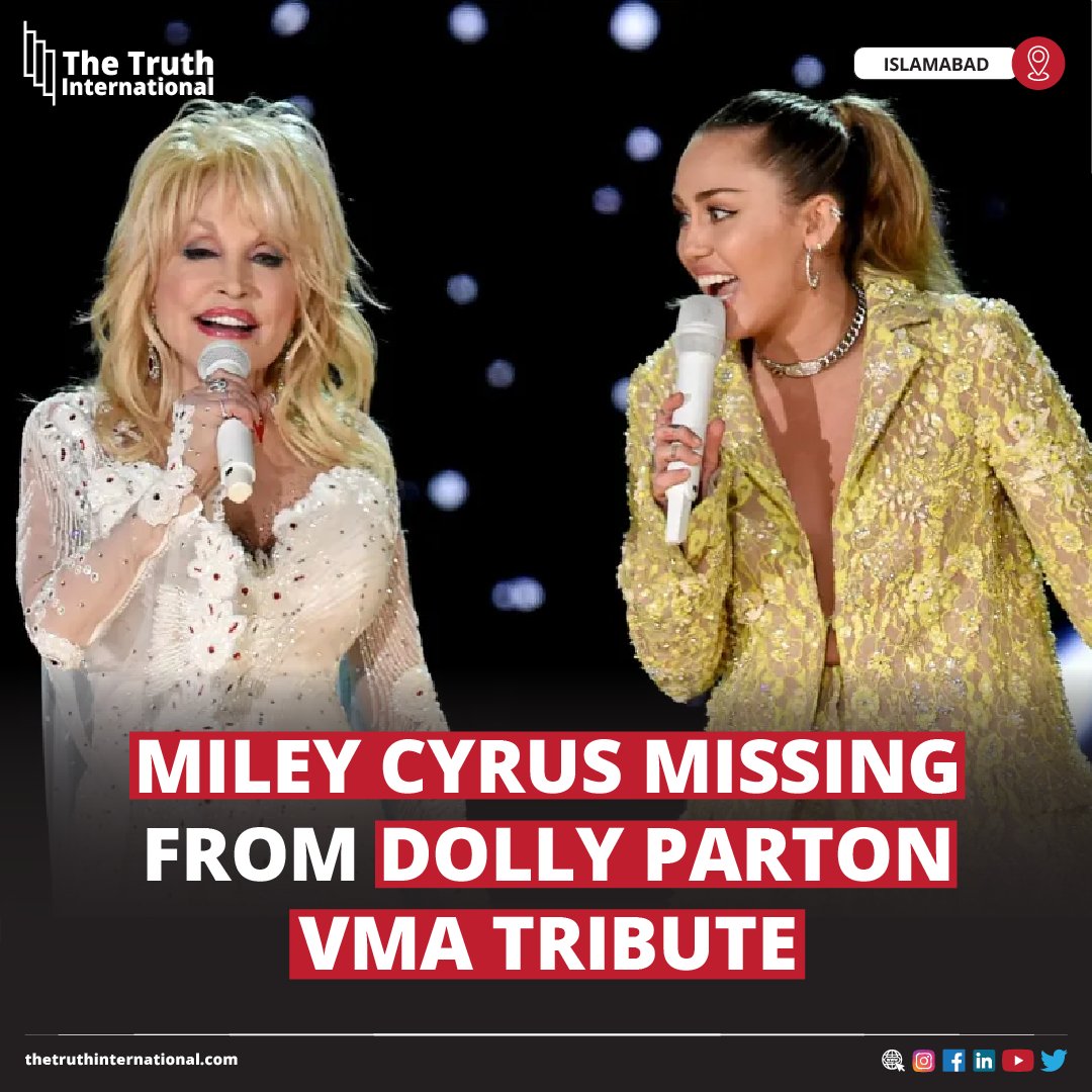 ttimagazine's tweet photo. Miley Cyrus Missing From Dolly Parton VMA Tribute

CLICK HERE: https://t.co/YTKR0wulR4

#MileyCyrus #Missing #DollyParton #VMATribute #TTI https://t.co/zdqf4u1ROZ