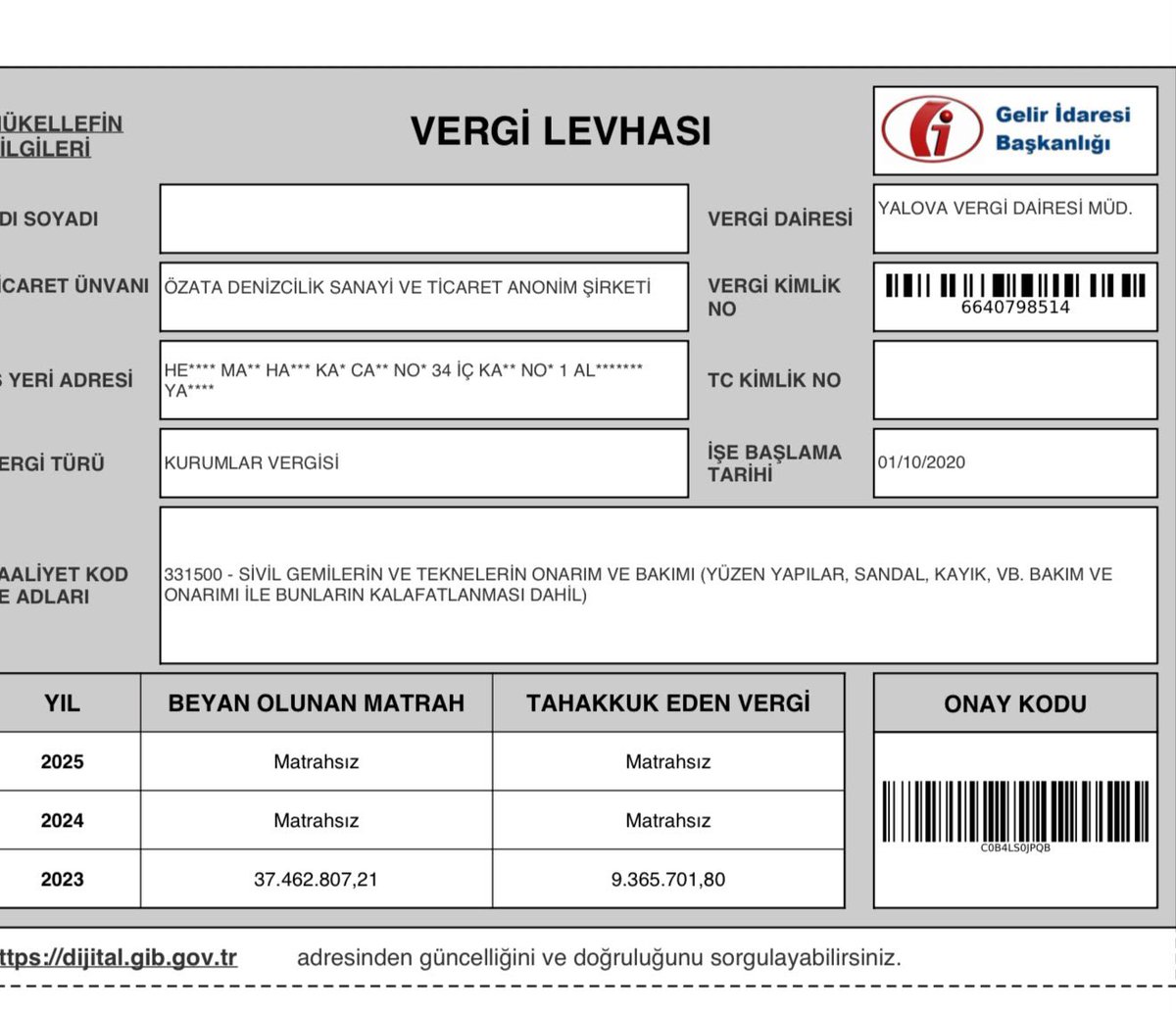 muratagirel's tweet photo. Yüz milyarlarca liralık borsa değerine ulaşan şirketlerin vergi levhalarında dikkat çekici bir tablo var. 

Yaklaşık 228 milyar TL piyasa değerine ulaşan Hedef Holding üç yıl üst üste ‘matrahsız’. Hedef Holding’in 2025’te 2,625 milyar TL hasılatı, 1,469 milyar TL vergi öncesi kârı ve 1,554 milyar TL net dönem kârı bulunuyor. 

344 milyar TL değerlemeyi gören Özata Denizcilik 2024 ve 2025’te matrahsız. KAP finansallarında 2024 için 1,755 milyar TL hasılat, 352,4 milyon TL vergi öncesi kâr ve 225,4 milyon TL net kâr görülüyor.

Yaklaşık 59 milyar TL değerlemeye ulaşan Gündoğdu Gıda’nın ise 2025 kurumlar vergisi matrahı yalnızca 36,1 milyon TL.