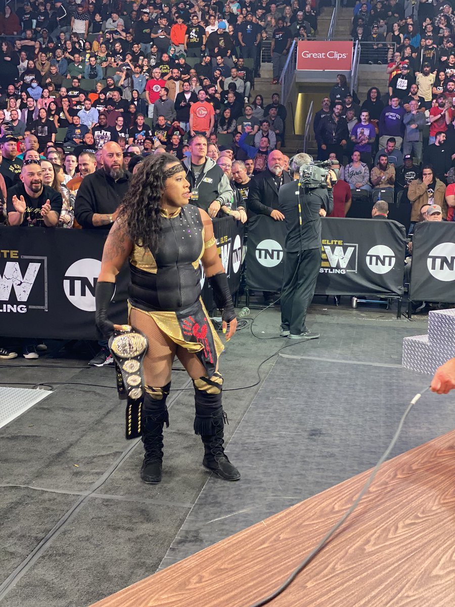 WrestlingMGC's tweet photo. AEW Women’s World Champion Nyla Rose https://t.co/kr4ISAn43q