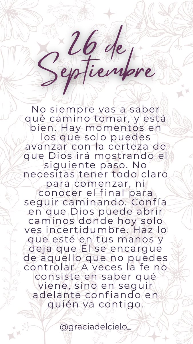 GraciadelCielo_'s tweet photo. Deja que Dios se encargue 🙌🏽🤍✨ https://t.co/VaAHIbZOLq