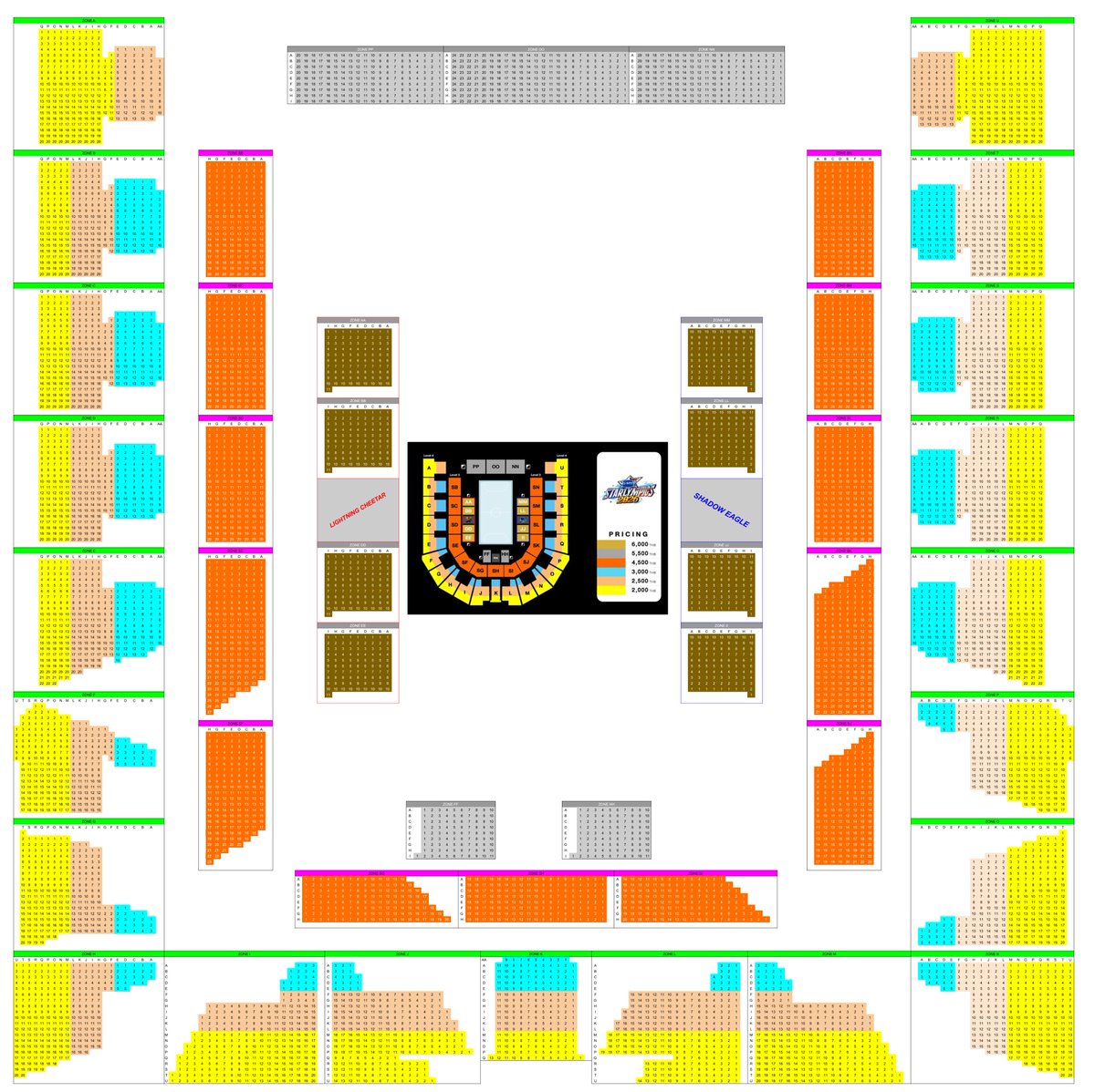 pgm_wpm's tweet photo. เมื่อคิวเราเข้าไปกดบัตรได้ตอน Sold Out ก็นั่งแคปผัง แล้วเอามาทำผังที่นั่งพร้อมรันเลขที่นั่งให้ค่ะ สำหรับคนที่ต้องการดูที่นั่งตัวเองหรืออยากเทรด ภาพไม่ชัด กดลิ้งค์ชีตขยายเอาได้เลยค่ะ ซื้อขายอะไรเช็คให้ละเอียดกันด้วยน้า ระวังมิจ 

📍https://t.co/UWLcledA1f

#GMMTVStarlympics2026 https://t.co/gmauc0wyNT