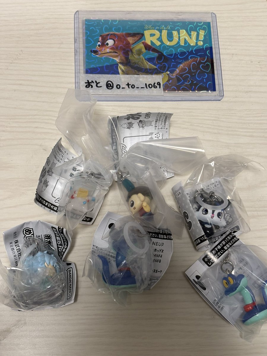 o_to__1069's tweet photo. 【交換】ズートピア2 めじるしアクセサリー2

求）ニックA ニックB 第1弾ジュディ

譲）ゲイリー
異種：おじゃる丸 オコリン坊
ジュエルペット ルーア
斉木楠雄のΨ難 海藤瞬

お気軽にお声掛けください。 https://t.co/9sTGrduLrA