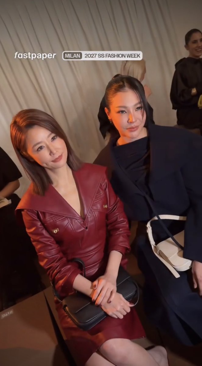 feiiiOiii's tweet photo. Faye x Ruby Lin ❤️‍🔥😳
Both are gorgeous CEO and actresses! 

FAYE FOR FERRAGAMO MFW
#FerragamoXFaye 
@malisorn00 @Ferragamo https://t.co/Bc7mGRG4t0