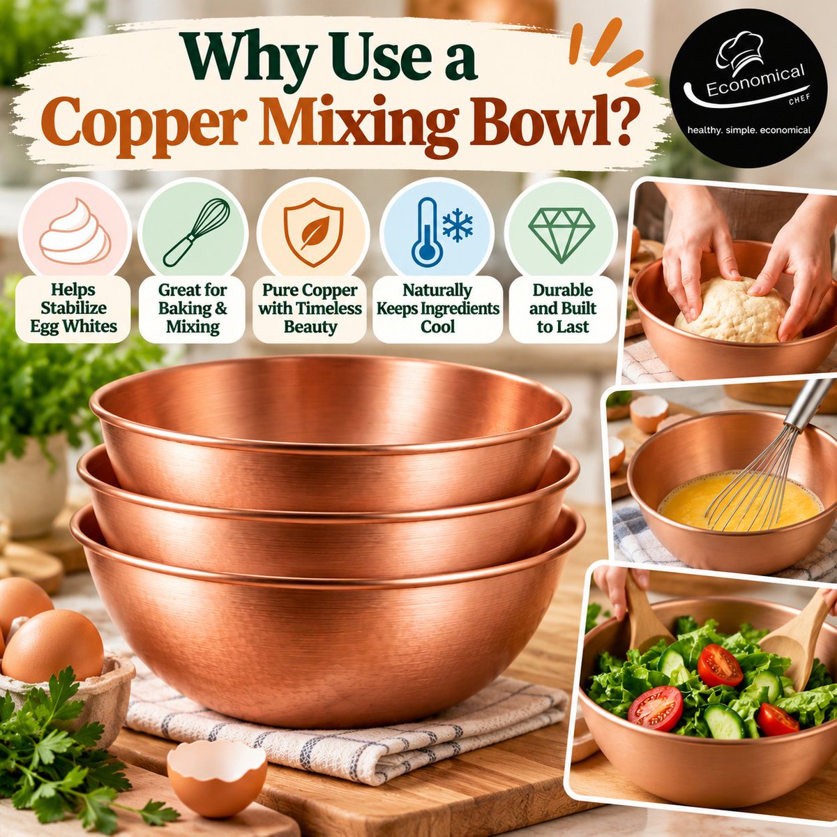 EconomicalChef's tweet photo. π©βπ³ Not all copper mixing bowls are created equal. Find the right size for your baking needs. π https://t.co/jjqkC8PVmR
#CopperBowl #BakingEssentials #HomeCook #BakingTools #KitchenGear #BakingIdeas #AmericanBakers https://t.co/jMHA3T74Dm