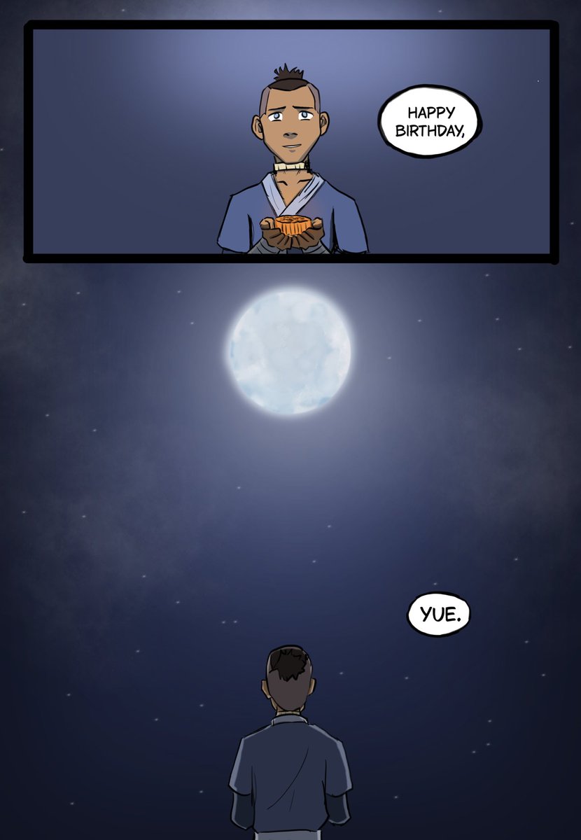 ZukZula's tweet photo. Happy birthday, Yue.

Belated #中秋节快乐🎑🥮

#atla #sokka #yue https://t.co/KjaVL4FpI4