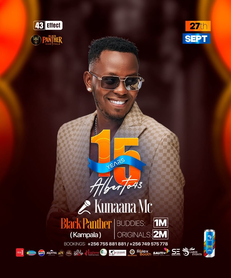 EmceeKunaana's tweet photo. Tomorrow is for @djalberto43 , let's turn up and support a brother, legend because he deserves it all .
See y'all at Black Panther 🎤🎤
#15yearsOfDJAlberto43 https://t.co/sh4O23XPpY