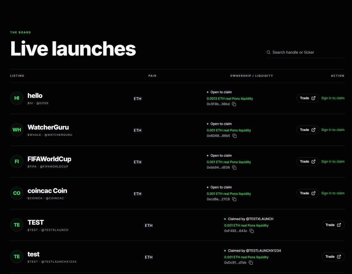 Xpadrh's tweet photo. How Xpad really works:

1. Pick your X handle.

2. Choose between Eth or over 60+ stock pairs.

3. Launch.

4. That X handle owner can sign in via Xpad to claim 100% of fees generated.

Millions of X handles. Millions of Markets. Xpad.

https://t.co/vQbGqeC9wv https://t.co/kAewAXZtlM