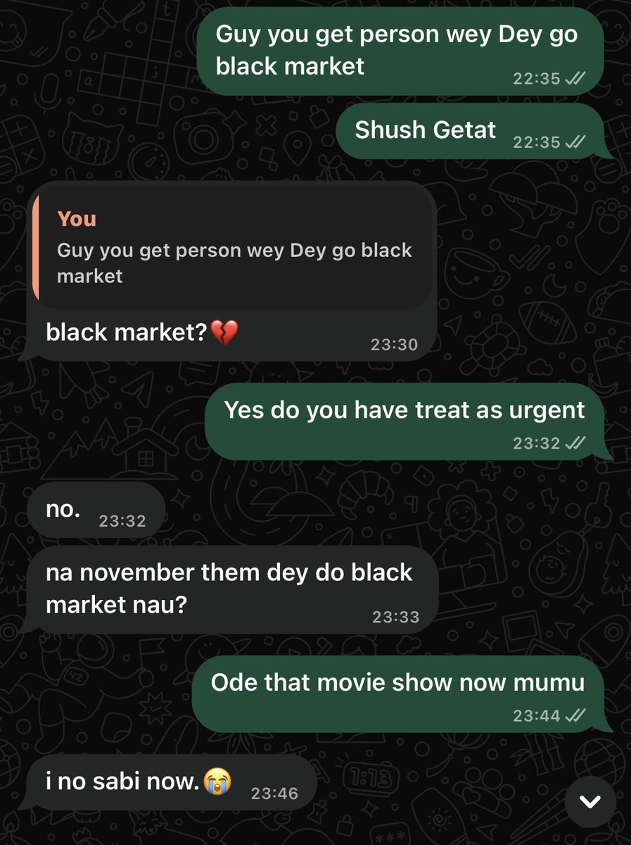 _dorcas_is_me's tweet photo. Wait… am I the only one that knows about Black Market😭?

I genuinely thought everybody knew about it until I had this conversation 😂💀.

#blackmarketmovie #fyp #movie #watchblackmarket #worldrecordattempt https://t.co/Xub8ZZMESJ