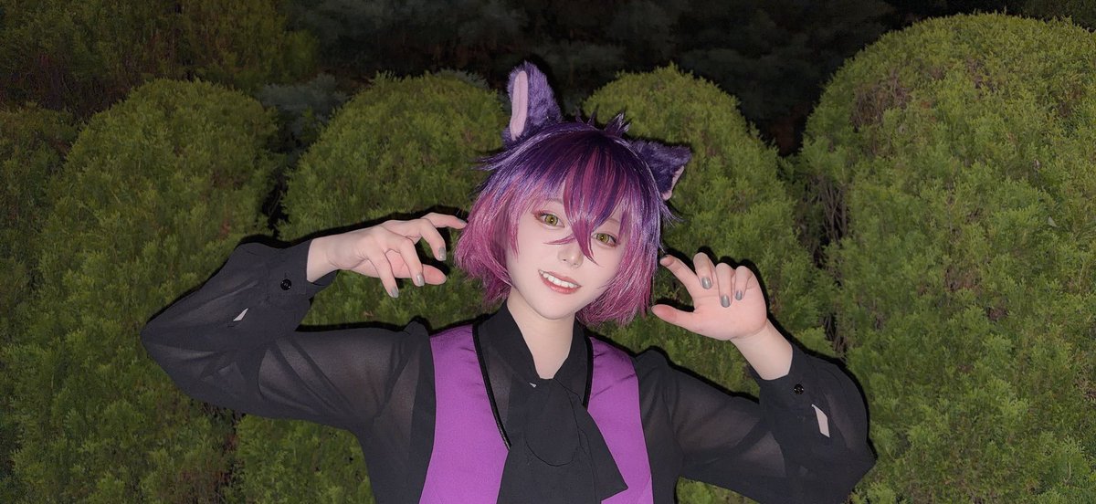 ritoritorit's tweet photo. #Dハロ仮装2026  #Dハロ仮装 

⚠︎擬人化.チェシャ猫 https://t.co/qDJGESG2e0