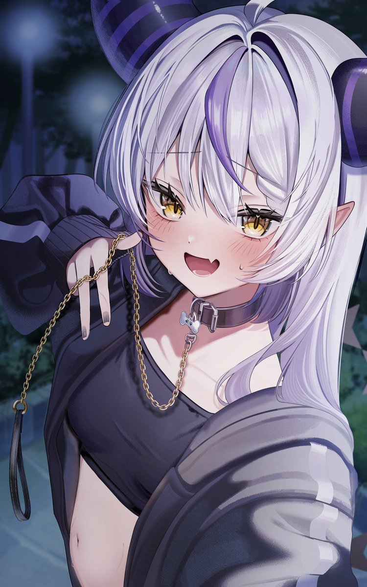 yura_tsukishiro's tweet photo. 『さんぽしよ ~ぜ😈♡』

 #laplus_artdesu https://t.co/KfL5mamXER