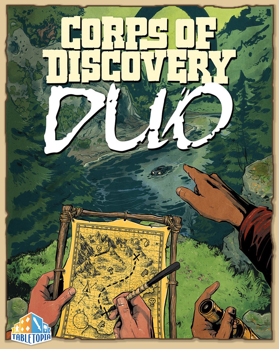 TabletopiaGames's tweet photo. 🗺️🌲 Corps of Discovery: Duo is now on Tabletopia!

Explore wilderness together, but there’s a catch: each explorer follows secret rules. 🤫 Guess your partner’s goals, build the map, manage resources, and find your fort's ideal spot!

#Tabletopia #CorpsOfDiscoveryDuo #boardgames https://t.co/8n1hmpQzWc