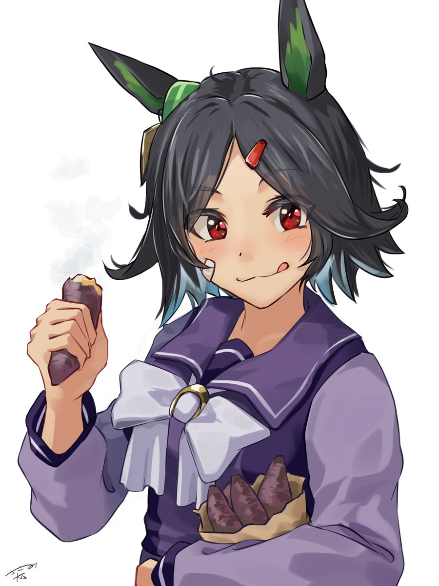 Sasami_Oishine's tweet photo. ウイニングチケット描き https://t.co/3KUjVNtInP