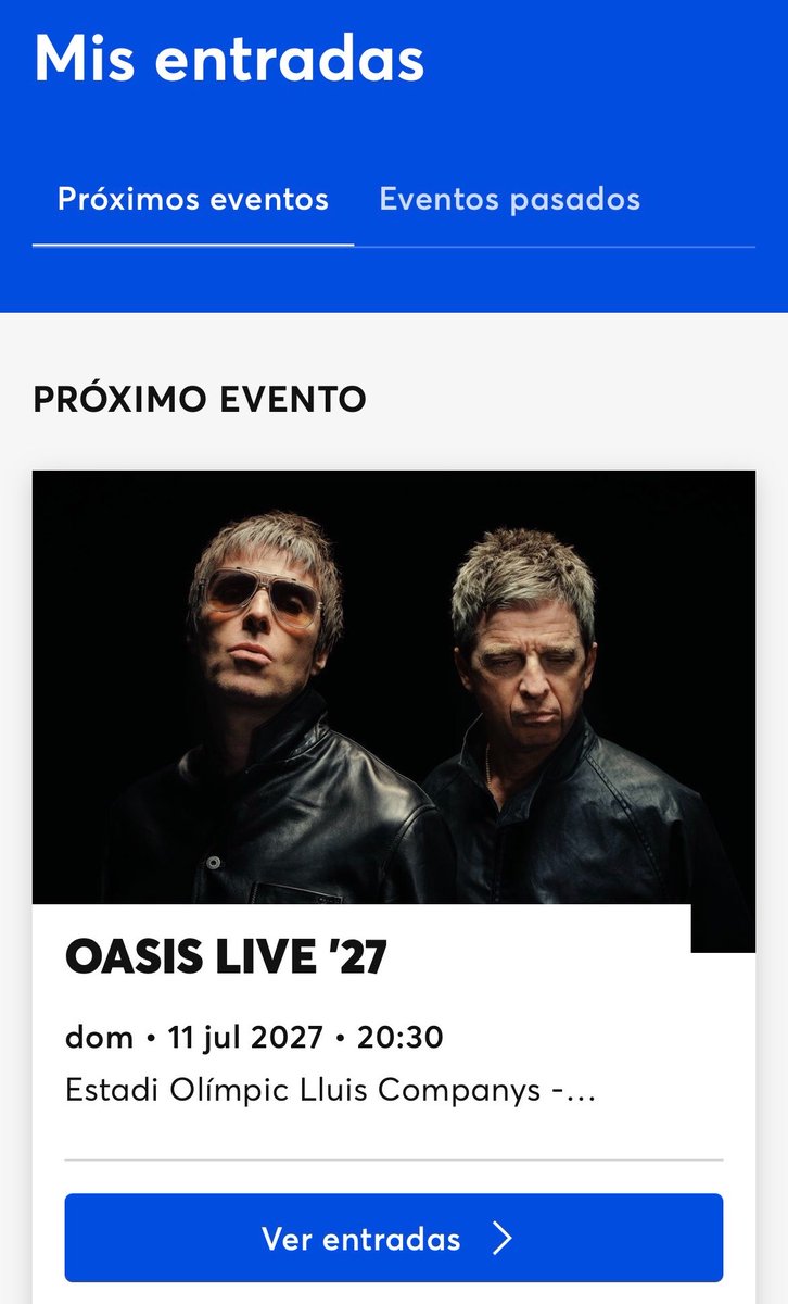 granitodknela's tweet photo. Solo por @liamgallagher vuelvo yo a BCN https://t.co/gIKkTfaIzt