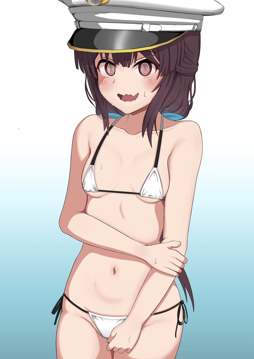 jersey_2237's tweet photo. ご依頼絵の合間にチマチマ描いてたラクガキMBテケちゃん。
ハチロクちゃんとお揃いの水着(マジ)だよやったねテケちゃん!!(飛んでくる戦車砲) https://t.co/q2wyKVvE1i