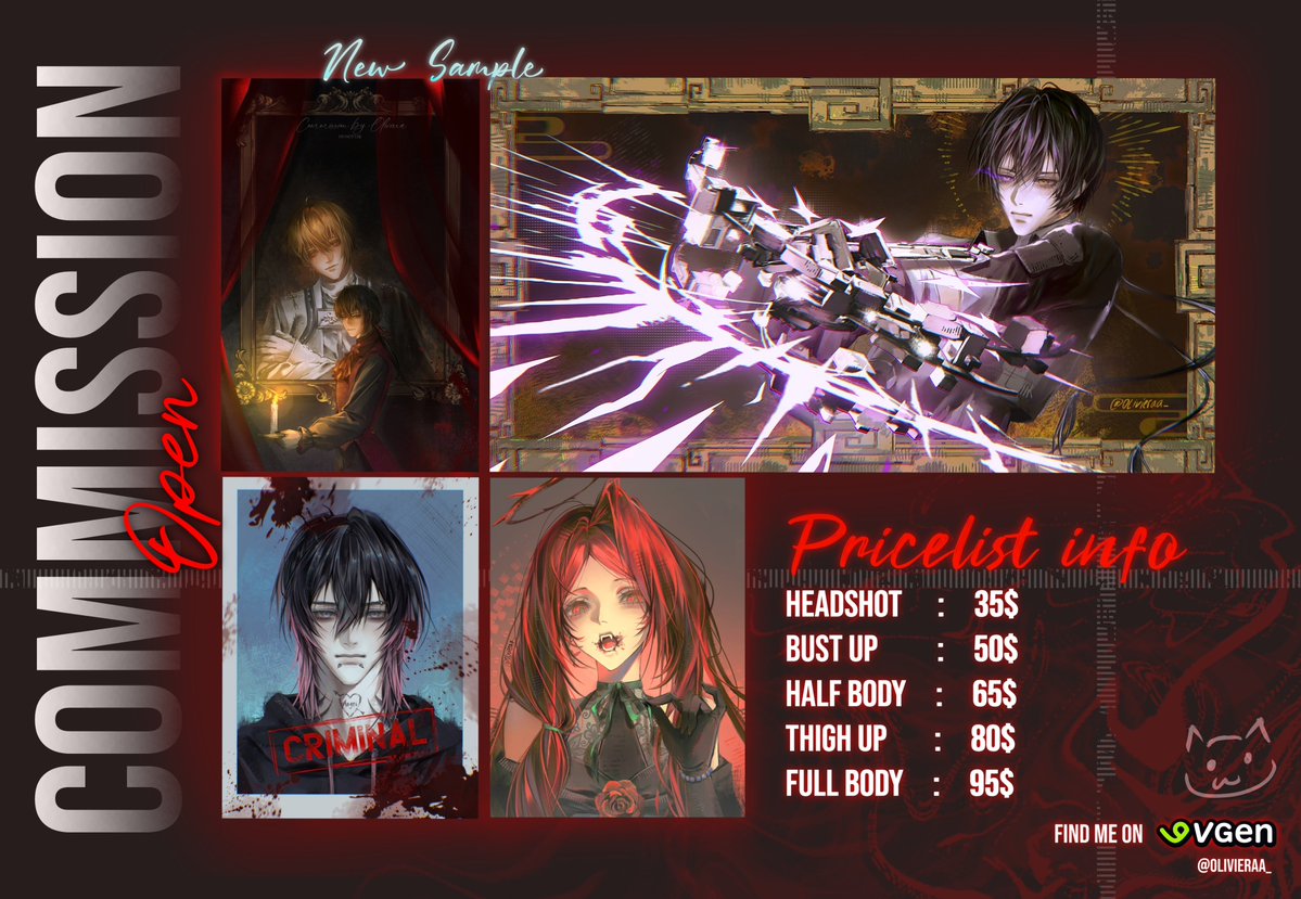 olivieraa_'s tweet photo. Commission are open! ₍ᐢ..ᐢ₎♡

Feel free to DM me or comment if you interested or have a question about commission. 
Also available on Vgen : https://t.co/jVrcH1stmn

Likes and RT very very appreciate!! ૮꒰˶ᵔ ᗜ ᵔ˶꒱ა
Thank you!!!!🤍
 #VGenComms #Commission #Commissionart https://t.co/Ow0JCW0rTu