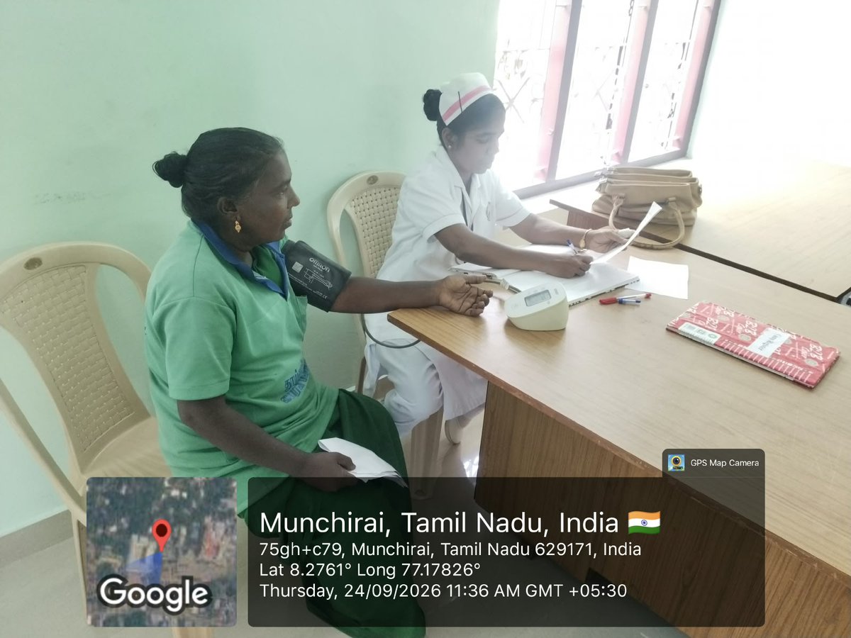 PuthukkadaiTP's tweet photo. #CleanlinessDrive #SanitaryWorkers #sbmurban #townpanchayat #Puthukkadai
கன்னியாகுமரி மாவட்டம் புதுக்கடை தேர்வுநிலை பேரூராட்சியில் தூய்மை பணியாளர்களுக்கான மருத்துவ முகாம் நடத்தப்பட்டது. https://t.co/nZdCnfNt2K