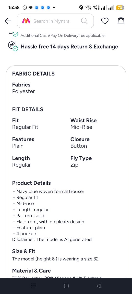 GhoshalDa's tweet photo. @MyntraSupport @Myntra @MyntraSupport @ConsumerRight 

Look the colour https://t.co/4FtPUiIuIv