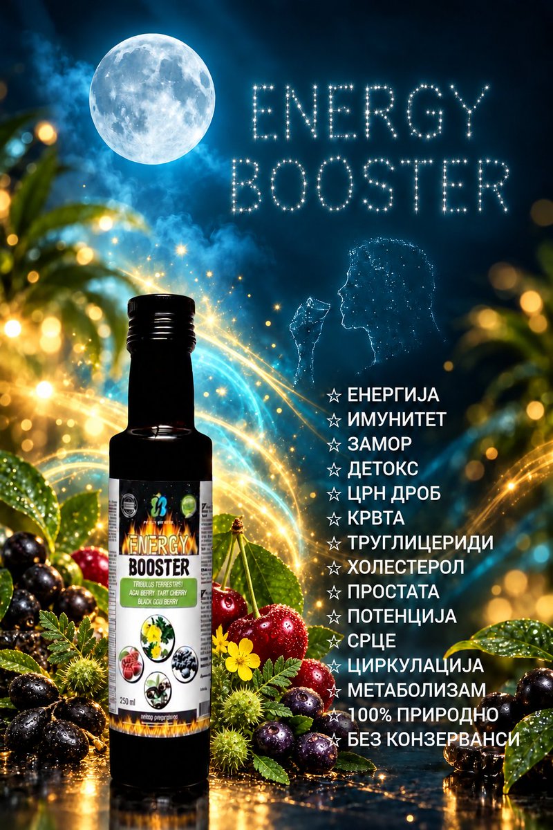 hrepublicmk's tweet photo. ENERGY BOOSTER – НАЈМОЌНАТА ПРИРОДНА ФОРМУЛА ЗА ЕНЕРГИЈА, ИМУНИТЕТ И СИЛА! 📷

📷 Без апчиња. 📷 Без замор. 📷 Без изговори.
📷 Комбуха екстракт со Трибулус терестрис, Акаи бери, Тарт чери, Црно гоџи бери:
📷 За енергија
📷 За имунитет
📷 За Замор
📷 За хормонален баланс
📷 За Простата
📷 За детоксикација
📷 За Крв
📷 За Триглицериди
📷 За Холестерол
📷 За потенција
📷 За воспаленија
📷 За срцево здравје
📷 За хроничен замор
📷 За метаболизам
📷 100% Природна формула
📷 Без конзерванси

📷 ИСКУСТВА ОД КОРИСНИЦИ – ENERGY BOOSTER 📷
📷 Марко С. (42 г.) – Скопје
„Работам по 10–12 часа дневно и постојано бев исцрпен. По 2 недели со Energy Booster чувствувам стабилна енергија цел ден, без пад навечер. Најмногу ми се допаѓа што е природен и без апчиња.“
📷 Илија П. (55 г.) – Битола
„Го земам поради простата и хроничен замор. После првиот месец имам повеќе сила, подобар сон и помал замор наутро. Искрено, не очекував ваков ефект.“
📷 Александар Д. (38 г.) – Куманово
„Тренирам рекреативно и ми требаше нешто за енергија и опоравување. Energy Booster ми помогна и за фокус и за издржливост, а плус не ми создава нервоза како други стимуланси.“
📷 Борис Т. (61 г.) – Прилеп
„Имам проблеми со холестерол и замор. После неколку недели се чувствувам полесно, со повеќе енергија и подобра циркулација. Ми годи што нема конзерванси.“
📷 Никола Ј. (47 г.) – Штип
„Најмногу го забележав ефектот на имунитет и метаболизам. Помалку воспаленија и повеќе сила преку ден. Ова стана дел од мојата секојдневна рутина.“

📷 ENERGY BOOSTER – НАЈМОЌНАТА ПРИРОДНА ФОРМУЛА ЗА ЕНЕРГИЈА, ИМУНИТЕТ И СИЛА!
📷 Без апчиња. 📷 Без замор. 📷 Без изговори.
📷 Понуда:
📷 1 шише 250 ml = 1600 ден + 150 ден достава
📷 2+1 ГРАТИС (3 x 250 ml) = 3200 ден + 150 ден достава

📷 Нарачај веднаш: 075 217 397
📷 Онлајн: https://t.co/IvIDPbPd9A
📷 15 докажани ефекти.
📷 1 моќна формула.
📷 0 изговори.
📷 Време е за РЕСТАРТ!