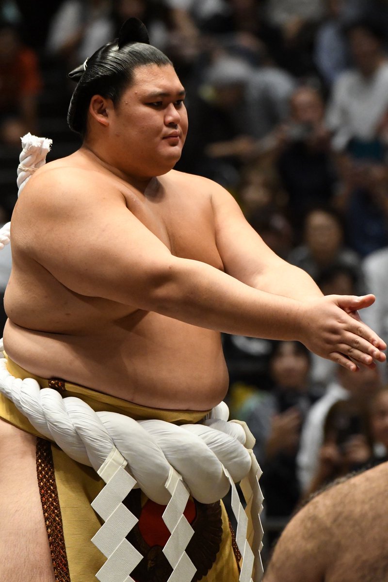 sumochankolove's tweet photo. 【2026年9月22日・九月場所（両国）】
大の里関。
横綱土俵入り。

#大の里
#sumo
#相撲
#大相撲
#九月場所 
#両国国技館 https://t.co/MnHfjpFAbG