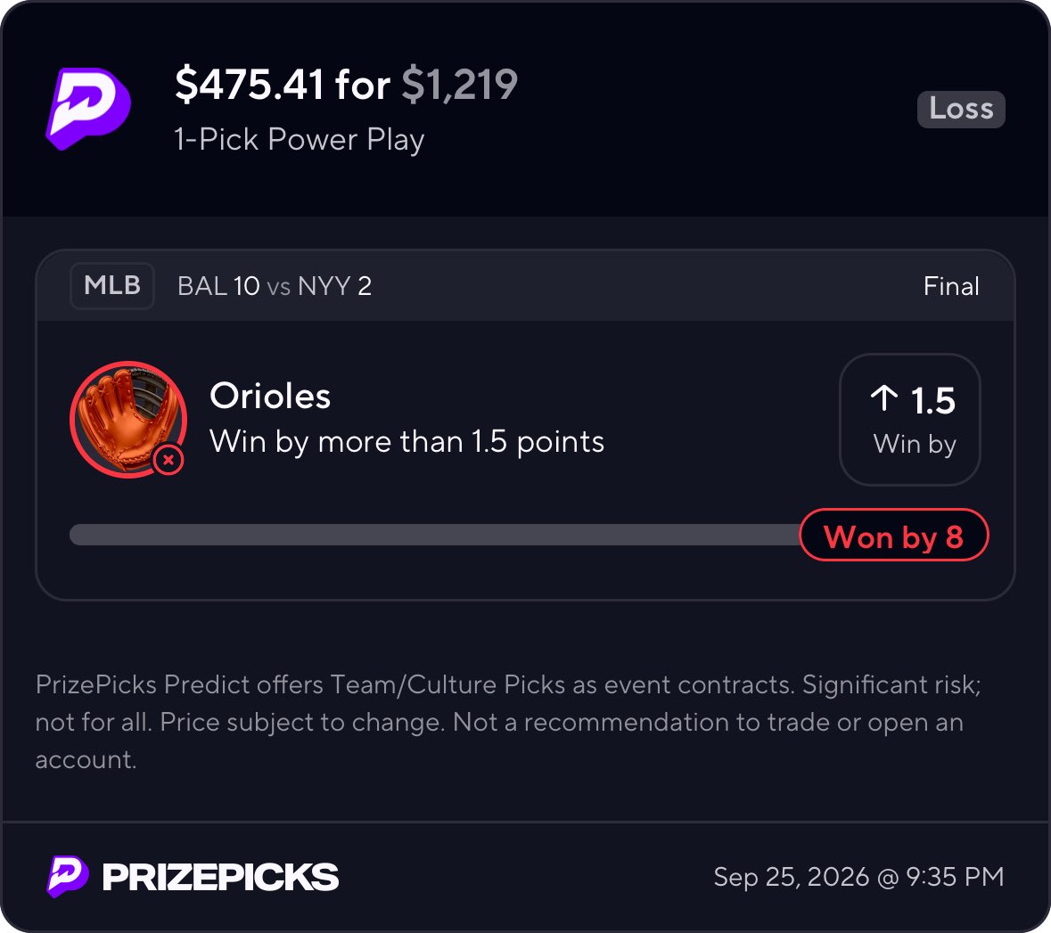 JoeburchIII3's tweet photo. @PotdPrizepicks I can’t till I get my money @PrizePicks @PrizeSupport https://t.co/y5iYLf8EiB