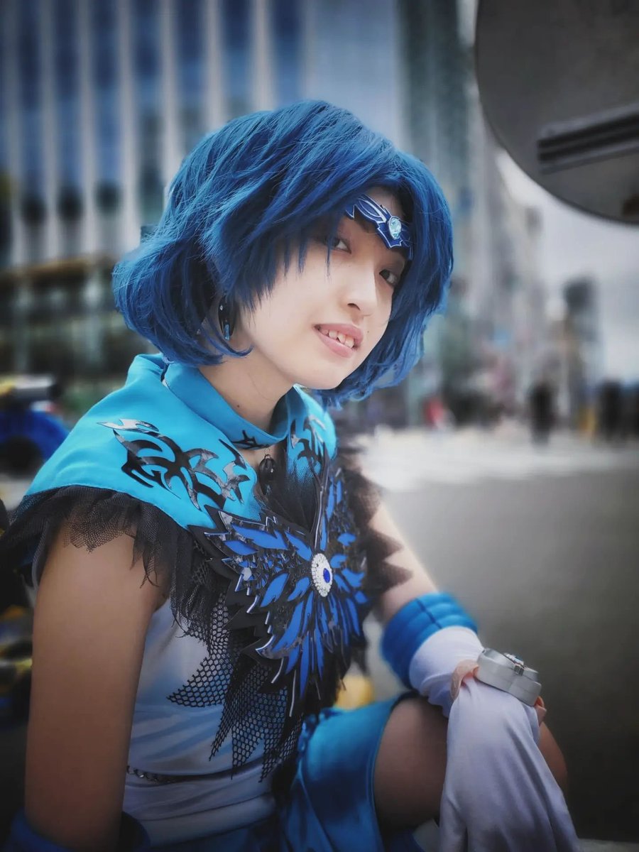 MasaAYANO8789's tweet photo. Cosplay Memorial💙
美少女戦士セーラームーン（実写版）
セーラーマーキュリー/水野亜美
SAILOR MOON（'03 Drama Ver.）
SAILOR MERCURY

悪い顔たくさん撮っていただきました🖤

📸チャーミーさん（@S6093cho）
#サツコス
#Cosplay
#セーラーマーキュリー
#ダークマーキュリー https://t.co/S7xIgVZiYp