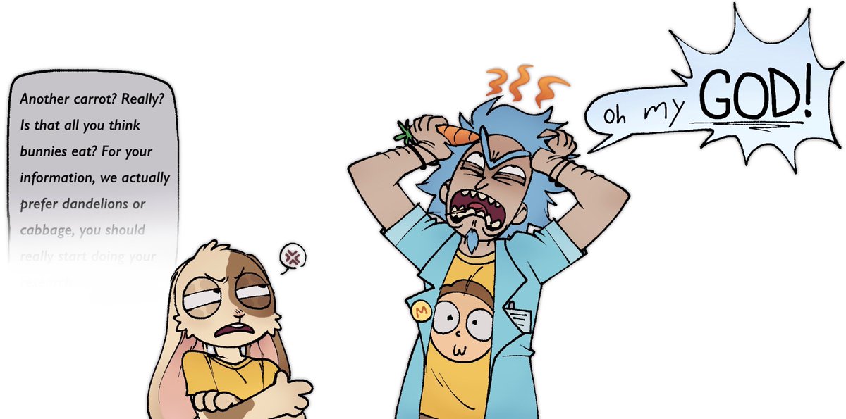 L0ser_Kaz's tweet photo. The 12th carrot this week..

#pocketmortys #storagerick #bunnymorty #ramtwt https://t.co/zfn2aNQjHR