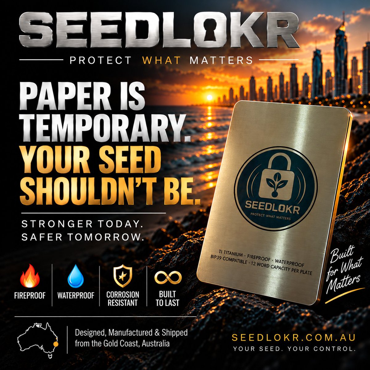 SeedLokr's tweet photo. @BankXRP Tangem! And a SeedLokr seed phrase storage plate! https://t.co/vJ79x5IF5W