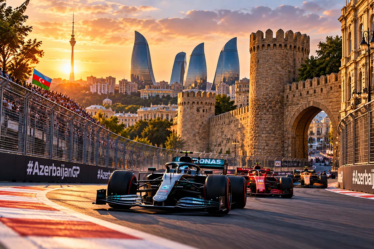 GPF1Adventures's tweet photo. 🇦🇿 10 Grands Prix. Countless unforgettable moments.
From Ricciardo’s 2017 victory to Verstappen’s tyre blowout – Baku rarely disappoints.
We look back at 10 years of F1 drama on the streets of Baku
https://t.co/IR3S6HWezt
#AzerbaijanGP #BakuGP #F1 #Formula1 #Baku #F1History https://t.co/0v21qyrhLK